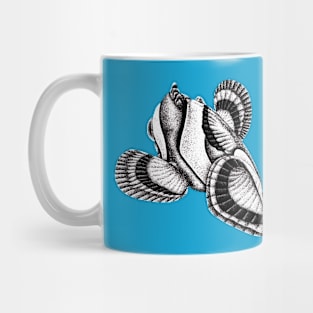 Ocellaris clownfish from behind Mug